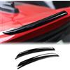 KUNGKIC 2 Adesivi Decorativi per parafango Posteriore in ABS per Mini Cooper F55 F56 S/JCW 2014-2022 Accessori Decorazione Esterna Stile Sportivo (nero)
