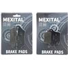 MEXITAL Pastiglie freno Anteriori + Posteriore per EXC 125 300 450 500 (4T/2T) Six Days (11-18) EXC 400 Racing EXC 525 (04-07) EXC 125 200 (04-18) EXCF250/XC250 XC300 2T (06-18) SXF450 (03-16)