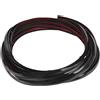 Motoforti Protezioni Bordi Portiera A L, Antigraffio, PVC, 1pc, Nero Lucido | Lunghezza 8m 26.25ft, Larghezza 8.5mm, Universale Per Auto, Protegge Da Urti E Graffi, Nastro Biadesivo