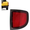 OUKENS Riflettore Paraurti Posteriore, Riflettore Paraurti Posteriore Fendinebbia Paraurti Rosso Pannello Catarifrangente Laterale di Ricambio Per Mitsubishi L200 Triton ML MN dal 2005 al 2015(right)
