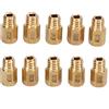 Kavolet 10 Pezzi Getti Principali Carburatore in Ottone Esagonali, Kit di Jet Principali del Carburatore, Sostituzione per Mikuni VM TM TMX 300 310 320 330 330 340 350 360 370 380 390 per Motocicletta