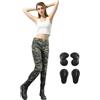 HULG Pantaloni Da Moto Da Donna Con Equipaggiamento Protettivo, Pantaloni Da Moto Mimetici, Pantaloni Da Moto Elasticizzati XXS-M (Camouflage-green,S)