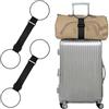 Sikweny 2 Pezzi Elastic Fastening Belt for Luggage Cintura Di Fissaggio Bagagli Cinghie Elastiche Bagagli Cintura Fissaggio Elastica Regolabile Bagagli Cinghia Elastica per Valigie Accessori Portatili Valigie