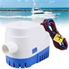 Halorin Pompa dell'acqua 12 V, pompa di sentina automatica, pompa di sentina 1100 GPH/70 LPM, pompa di sentina marina, pompa sommersa per acqua di sentina con interruttore di galleggiamento, pompa