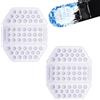 SAVITA LUTER 6 Pezzi Placche Antiscivolo Snowboard, Trasparenti Antiscivolo Autoadesivi Cuscinetti per Stomp con Spuntoni Fornisce Presa Extra per Snowboard Uomini Donne