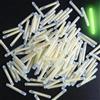 Wpppan 100 bastoncini luminosi fluorescenti per galleggianti da pesca, fluorescenti, accessori per galleggianti da pesca, tappi di sughero, accessori per terminali da 3 mm