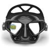 C4 Falcon Maschera Subacquea Professionale per Apnea e Pesca di profondità (FALCON NERA ANTIFOG)