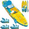 iTAOSTAR Billow - Tavola da paddle extra larga con sedile, accessori per tavola SUP di alta qualità, con 5 pinne, tavola gonfiabile stabile per ragazzi e adulti di tutti
