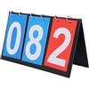 Leopacat Segnapunti Sportivo Multifunzionale a 3 Cifre,Sport Scoreboard, Tabellone Sportivo, Tabellone Segnapunti Portatile, Segnapunti, Tabellone Segnapunti Flip per Basket,Calcio,Badminton, Tennis