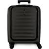 MOVOM Dayton Valigia da cabina nera rigida ABS Chiusura TSA 39,2L 3,14 kg 4 ruote doppie bagaglio a mano realizzato in ABS, un materiale leggero e resistente. Joumma Bags, Nero, Valigia cabina