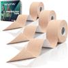 REVITY Tape Kinesiologico, 3 Rotoli 5cm x 5m, Color Carne, Dispositivo Medico CE | Nastro Kinesiologico Elastico per lo Sport e la Fisioterapia, Tape Resistente all'Acqua, Latex-free, Traspirante