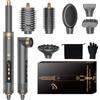 OKWRAP Asciugacapelli 7 in 1 Hair Styler, Spazzola Phon Per Capelli 110.000 Giri/Min, 30M/S Include Asciugacapelli Arricciacapelli Automatico e Thermal Brush, 500 Milioni di Ioni Negativi