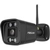 FOSCAM Telecamera IP Wifi da 5 MP QHD per esterni con faretti e sirena - Foscam V5P Nero