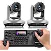 Chameye C420 Kit 4K PTZ Telecamera 20x Zoom Ottico, con HDMI USB3.0 LAN(IP PoE), C420x2+ E300 Controller PTZ