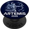 Theater Of Oneness Artemide 2026: Lunar Huntress Celeste Archer Moon Space PopSockets PopGrip Adesivo