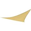 AKTIVE Vela ombreggiante triangolare 360x360x360 cm beige, Giardino o terrazza esterna, Poliestere 160 g/m², Resistente, Protezione solare, 3 corde, Anelli metallici per il fissaggio