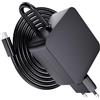 Vanzflow 65W USB C Caricatore per Microsoft Surface Pro 11 10 9 8 7+ 7 Surface Pro X 1796 1769 1800 Compatibile con MacBook Pro Huawei Matebook HP Spectre Alimentazione laptop cavo di ricarica