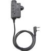 EARMOR Tactical Earmor Kenwood, Baofeng versione PTT Military Standard 7.0 spina per adattatore radio, nero