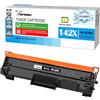 TOPRINT {Con chip} Cartuccia Toner Compatibile 142x W1420X ( W1420A, 142A ) Nero Alto Rendimento 2000 Pagine per Stampante M110 M110W M139 M140 M140W, Non funziona con la stampante H P+ （con il modello E）