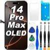 DIGI4U Sostituzione dello schermo OLED per iPhone 14 Pro Max, 6,7 '' FHD COF non schermo LCD per iPhone 14 Pro Max Display Digitizer Assembly, con kit di strumenti di riparazione per sostituzione