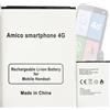 Aousavo Batteria di ricambio per smartphone 4G compatibile con BRONDI Amico Smartphone 4G (NO 3G) BRONDI Smartphone 4G Batteria,NUMBER 6 Batteria