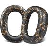 SOULWIT Cuscinetti Auricolari di Ricambio per Jabra Evolve2 85 UC/Evolve 2 85 MS Wireless Headset (Non adatto a Elite 85H), Padiglioni Cuffie con Pelle Proteica Più Morbida, Schiuma Isolamento Rumore