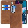 FMPCUON Custodia per Motorola Moto Edge Plus 2022, Flip Custodia in Pelle Moto Edge 30 Pro, Cover a Libro Moto Edge X30 Magnetica Portafoglio per Moto Edge Plus 2022/Edge 30 Pro/X30 Case, Marrone
