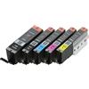 Canon PGI-550 CLI-551 Multipack - 5 cartucce d' Inchiostro Pixma IP7250 MG5450 MG6350 MX725 MX925