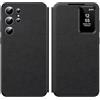 Nshkeji Custodia Intelligente in Pelle per Samsung Galaxy S23 Ultra 5G [Smart View] Cover Galaxy S23 Ultra 5G Clear View Flip Pelle in Libro Portafoglio Flip, Carta Fessura, Wallet Custodie S View