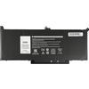 OYOMBA F3YGT DM3WC Batteria per computer portatile Dell Latitude 7480 7490 7280 7290 7380 7390 E7480 E7490 E7280 451-BBYE DM3WC DM6WC 2X39G KG7VF P29S002 P73G00002 P73G73G0002 002 7,6V/ 60Wh/ 4 celle