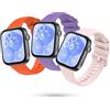 SenMore 3 Pezzis Silicone Cinturino Compatibile con Huawei Watch Fit 3, Regolabile Sportivo Ricambio Cinturini per Huawei Watch Fit 3 Smartwatch. (No host)