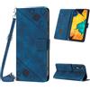 Mo-Beauty Custodia per Samsung Galaxy A20/A30/M10S, PU Pelle Portafoglio Flip Custodia a tracolla [Supporto] [Scomparto per carte] [Chiusura Magnetica] Cover per Samsung A20 - Blu