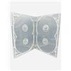 Amaray 1 x Amaray Multi 4 DVD Case - 4 Way Multibox in Trasparente per contenere 4 dischi