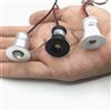 YELEDWAY Piccolo Spot Light 1W Mini Faretto LED 12V Dimmerabile 15mm Ritaglio Faretto da incasso IP65 Lampada da soffitto Vetrina Display Illuminazione