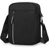 NONE Borsa a tracolla di grande capacità per uomo Borsa a tracolla impermeabile in nylon casual durevole Borsa a tracolla da viaggio moda maschile