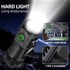 ESMARTER Nuova torcia ultra potente Mini torcia tattica a LED a 3 core Torcia LED ricaricabile ad alta potenza Lampada a mano con clip per penna in metallo