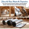NONE Isolamento termico da 10 mm Tappetino insonorizzato Barriera termica Rotolo di schiuma Parete di casa Porta da pavimento Riduzione acustica del rumore Pannello di mantenimento caldo