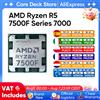 AMD Processore AMD Ryzen 5 7500F CPU 5.0GHz 6 Core 12 Thread 32MB Game Cache 65W R5 7500F Socket AM5 DDR5 5200MHz 5NM ma senza ventola