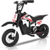 RCB Motocicletta elettrica per bambini RCB R9X PRO, 36V 5.2Ah 350W, 12'' 25 km/h, autonomia 16 km, doppi ammortizzatori, luci ambientali, da 6 anni in su