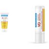 ISTITUTO GANASSINI VITAMINDERMINA Bundle Mani e Labbra Riparatore - Crema Mani 50 ml Riparatrice e Protettiva per Pelle Secca e Sensibile con 5 Ceramidi, Burro di Karité e Vitamin Complex® - Stick Labbra Riparatore 4,5