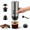 Eirolace Macchina da caffè 3-in-1 portatile con batteria - 20 bar, estrazione a freddo/caldo, compatibile con capsule e caffè macinato, 7800 mAh USB-C, mini macchina da caffè per campeggio, auto, ufficio e