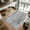 WUTONG Tappeto Salotto Grande 200x300cm,Grigio Moderno Morbido Tappeto Camera da Letto Lavabile,Astratto Pelo Corto,Antiscivolo per Soggiorno Ufficio Cucina