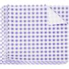 QUARKZMAN 300 Fogli Carta Oleata Quadrata a Quadretti 18x18cm Carta da Imballaggio per Alimenti Cerata Secchi Assorbente per Forno Cestini da Picnic Pane Hamburger, Viola
