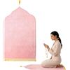 FARYODI Roland Germany - Tappeto da preghiera musulmana morbido, morbido Islam, morbido tappetino da preghiera per Eid Viaggi Ramadan islamico musulmano (rosa)