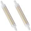 WULUN R7S 118mm 9W lampadine lineari LED, 4000k bianco neturale, corpo ceramico, 90 Watt equivalente, 900Lumen, AC/DC 220-240V, non dimmerabile, 2pcs