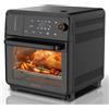 OUNIN 18L Friggitrice Ad Aria, 11 Funzioni in 1, Cottura a Doppia Zona, con Circolazione Dell'aria Calda a 360°, 1800W, Adatta per Friggere Ad Aria, Cuocere al Forno, Cuocere al Vapore e Altro Ancora