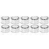 BenBow 8 Latta con coperchio a scatto - Contenitore rotondo ermetico opaco vuoto da 0,25 litri