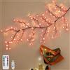 CHENBOOW Luci Rami di Ciliegio Decorazione Parete,96 Luci a LED con Fiori di Ciliegio 180CM,Ghirlanda Luminoso LED,Luci a LED con Rami di Fiori di Ciliegio,per Decorazione da Parete,Camera da Letto,Casa