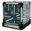 Lonyiabbi Specchio luce notturna - 4D acrilico cubo lampada da comodino LED effetto Abyss touch dimmerabile luce d'atmosfera ricaricabile USB-C gamer decorazione scrivania futuristica per (Bianco)