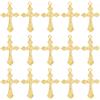 SUNNYCLUE 1 scatola Da 50 pezzi di Ciondoli A Croce per Rosario Ciondoli A Croce In Oro Crocifisso Pasquale In Metallolo Centrotavola CHIsc Amuleto Pendenti per La Creazione di Gioielli Collane Bracci